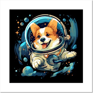 space corgi Posters and Art